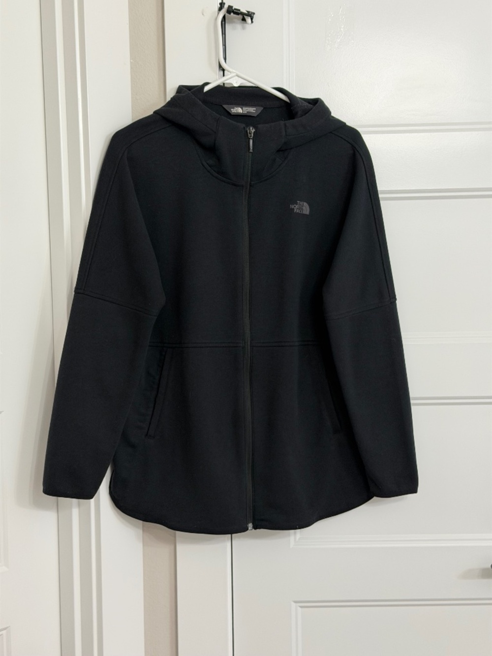 The North Face Womens Drop Tail Full Zip Black Hoodie Size M